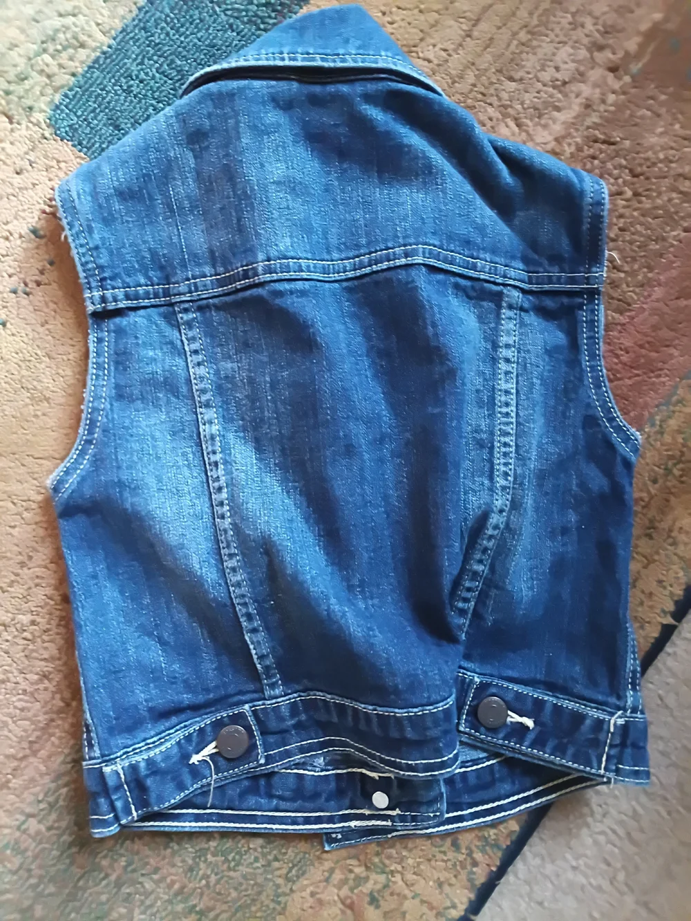 Mossimo Supply Co. Dark Blue Denim Vest
